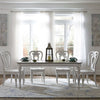 Asalaj Antique White 5pc Dining Set