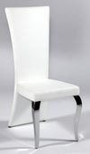 Adoli 2 White High Back Side Chairs