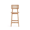 Hirawade 3 Nature Cane Counter Height Stools