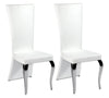 Adoli 2 White High Back Side Chairs