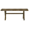 Bhadagaon Dining Knotty Nutmeg X Legs Bench