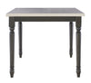 Kalamwadi Smokey White Dark Grey Dining Table