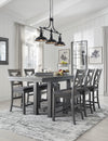 Balikre Gray Counter Height Extension Table