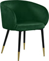 Navaraswadi Green Velvet Dining Chair