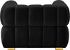 Masewadi Black Velvet Chair