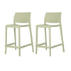 Bubnal 2 Wasabi Green Stackable Counter Stools