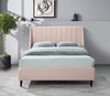 Nivachiwadi Pink Velvet Queen Bed