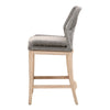 Koparde Platinum Smoke Gray Outdoor Counter Height Stool