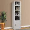 Khebavade White 22 Inch Open Top Bookcase