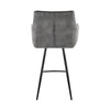 Harur Charcoal 26 Inch Counter Height Stool