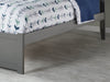 Kolindre Grey Queen Bed with Flat Panel Foot Board and 2 Urban Drawers