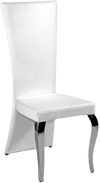 Adoli 2 White High Back Side Chairs