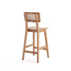 Hirawade 2 Nature Cane Counter Height Stools