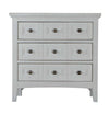Ichalkaranji White Wood Drawer Nightstand