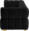 Masewadi Black Velvet Sofa