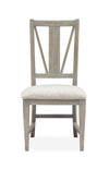 Kherivade 2 Dovetail Grey Baja Fog Upholstered Side Chairs