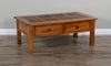 Awali Light Brown Rectangle 3pc Coffee Table Set