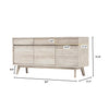 Jadhavwadi Light Brown Grey Sideboard