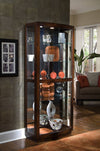 Kante Brown Curved Front Curio
