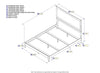 Longhe Espresso Queen Bed