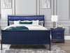 Handewadi Blue 2pc Bedroom Set With Queen Bed