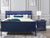 Handewadi Blue 2pc Bedroom Set With Queen Bed