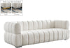 Masewadi Cream Velvet Sofa