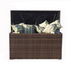 Mutakeshwar Brown 296 Gallon Wicker Deck Box