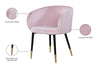 Navaraswadi Pink Velvet Dining Chair