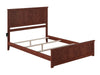 Kolindre Walnut Queen Bed with Matching Foot Board