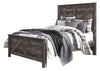 Kurkunde Gray 2pc Bedroom Set With Queen Panel Bed
