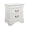 Majareshirgaon White 2pc Bedroom Set with Full Bed