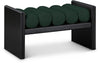 Aurnal Green Fabric Bench