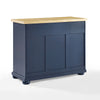 Basarge Natural Navy Kitchen Island