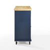 Basarge Natural Navy Kitchen Cart