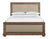 Nebula Tan Queen Upholstered Bed