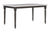 Kalamwadi Smokey White Dark Grey Dining Table