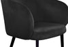 Navaraswadi Black Velvet Dining Chair