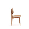 Hirawade 4 Nature Cane Square Dining Chairs