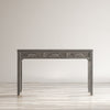 Lolane Platinum Chevron 3 Drawer USB Charging Desk