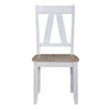 Amashi Weathered White Sandstone 5pc Dining Room Set