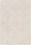 Bhuyewadi Beige Wool Area Rug - 144x108