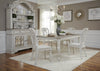 Asalaj Antique White 5pc Dining Set