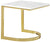 Ambavane Gold End Table