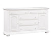 Pal Oyster White 2 Door 5 Drawer Dresser