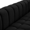 Masewadi Black Velvet Sofa