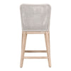Palkarwadi Mesh Natural Gray White Counter Stool
