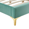 Koor Mint Velvet King Bed Frame