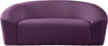Chichvad Purple Velvet Loveseat