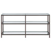 Nilpan Black Nickel 2 Tier Bookcase